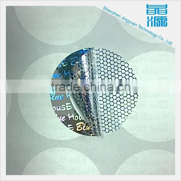 Security Genuine PET Hologram Sticker Anti-counterfeit Laser Sticker and Anti-faker Sticker Label photo-3