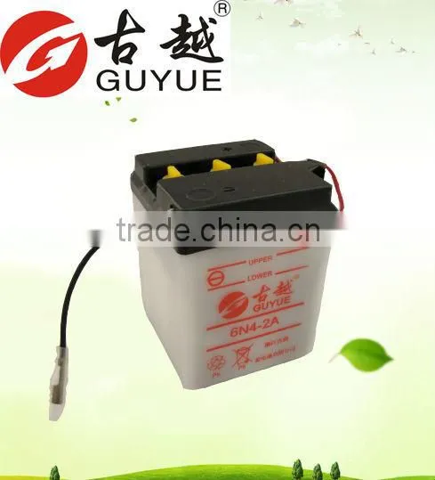 6V 4Ah Dry Charged Green Motorcycle Battery 6N4-2A-4 photo-4