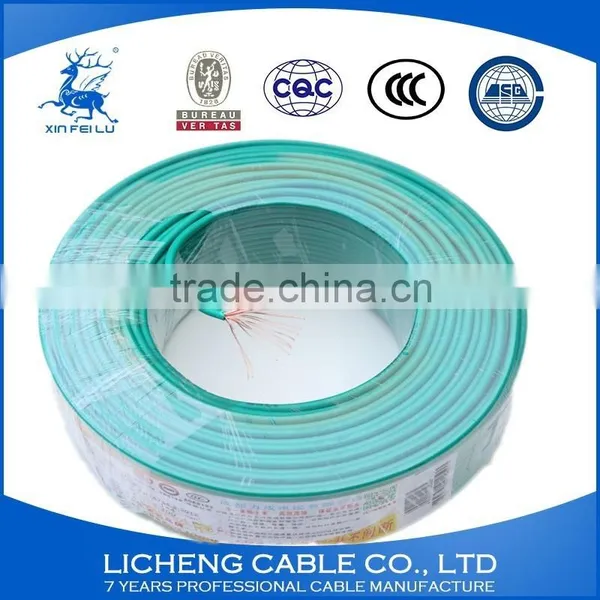 Hot Sale China Manufacturer Green House Wiring Copper Core PVC Insulated Flexible Wire and Cable -BVR(4mm2) photo-6