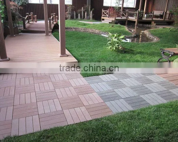 Eco and Easy to Install- Cheap Wpc Wood Plastic Composite Environmental Tiles From China! photo-2