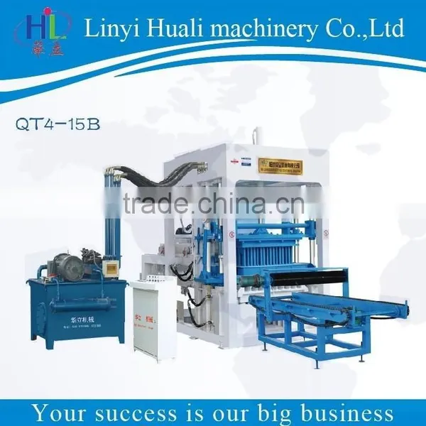 Italy QT4-15B Medium Size Fully Automatic Hydraulic Interlocking Vibrated Block Making Machine Price photo-5