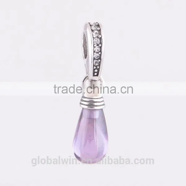 Fashion Unisex Jewelry 925 Sterling Silver European Crystal Charm Style Pendant Fit Brand Bracelet photo-5