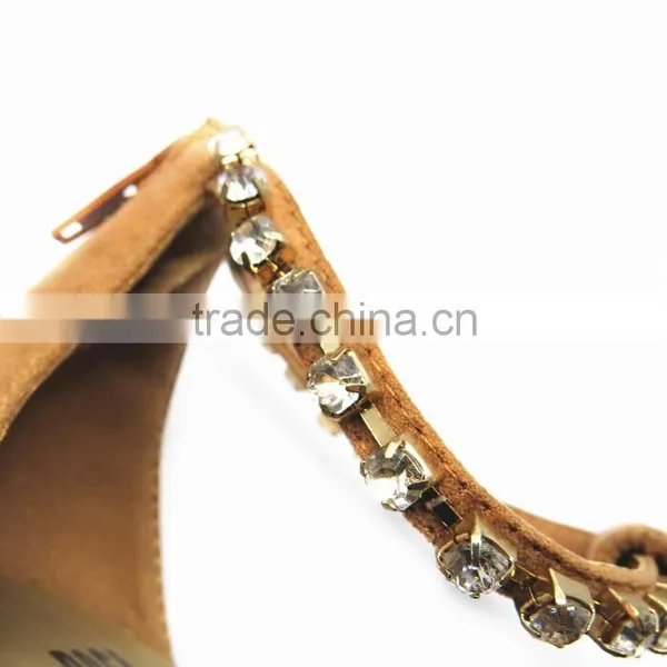 Bling Bling Handmade Crystal Rhinestone Chain For Shoe Decoration photo-5