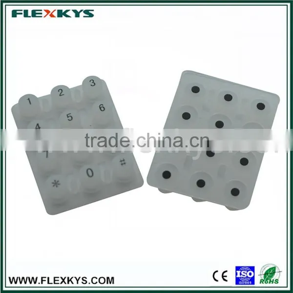 High Quality Colorful Rubber Waterproof Silicone Rubber Numeric Keypad photo-6