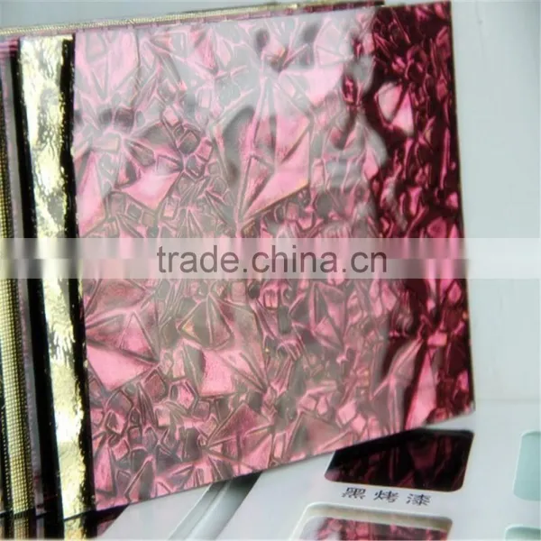 4mm Patterned Mirror/figured Mirror for Decoration photo-3