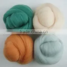 Dyed Australia Wool Top for Weaving
