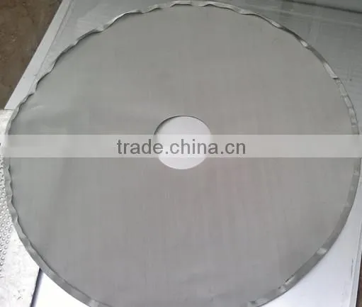 500mm Closed Edge Stainless Steel Filter Disc,20mmStainless Steel Filter Plates photo-5
