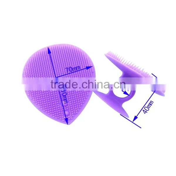 Silicone Makeup Brush Cleaner Fine Silicone Facial Brush Facial Skin Care Cleansing Brush for Face SPA photo-3