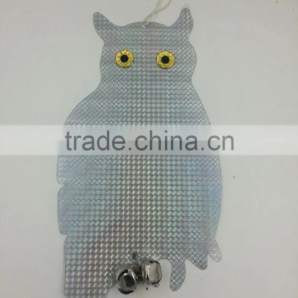 PK 2 Outdoor Decor Reflecting Guard Owl,Scare Owl,Bird Repellent,Owl Deterrent photo-3