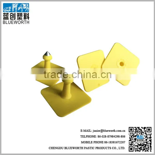 Hot Sale Cheap Price High Quality TPU Yellow Animal Ear Tag for Pigs photo-5
