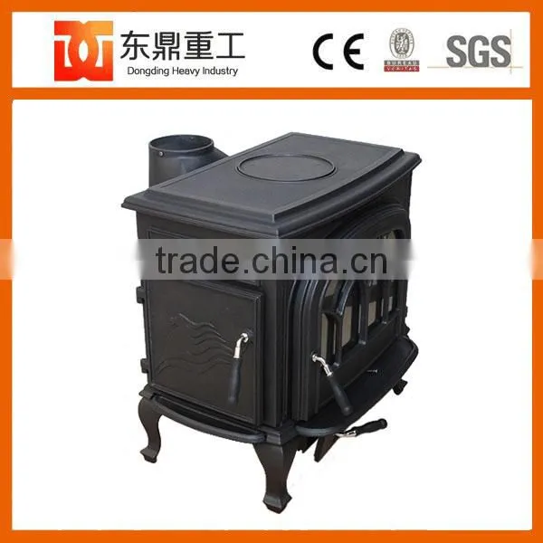 Big Size Indoor Freestanding Enamel Fireplace/wood Burning Stove for Home Heating DHF737 photo-3