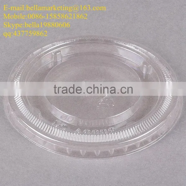 Clear PET Plastic Lid With Straw Slot for 12, 16, 21, 22, and 24 Oz. Cups photo-4