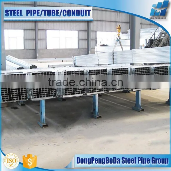 Znic Caoting 20*20*0.9mm Pre Galvanized Square Tube photo-2