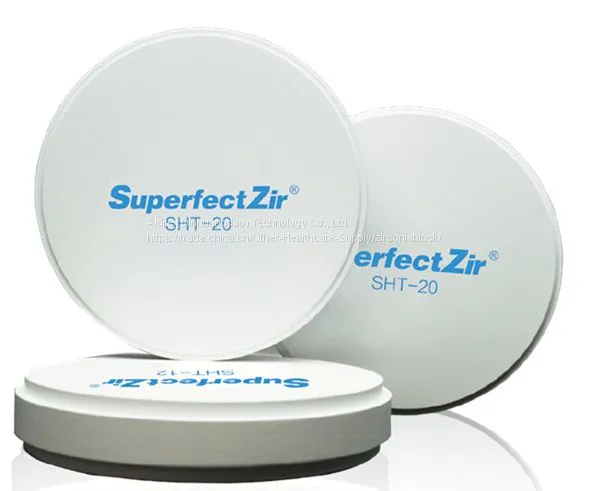 Aidite SuperfectZir SHT Pre Shade Dental Zirconia Block/blank for Cad/cam ZirKon Zahn System