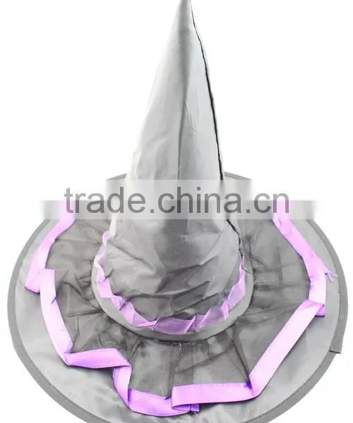 Party Halloween Decorative Top Witch Hat With Lace photo-2