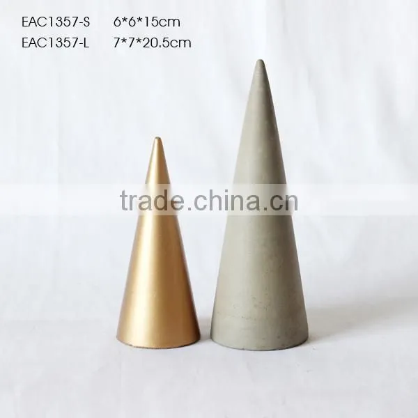 Cone Shape Plain or Bare Concrete Interior Decoration Items photo-5