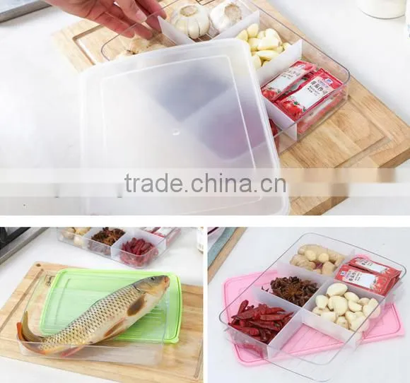 Wholesale Stock Small Order Kitchen Plastic Food Seal Crisper Box photo-6