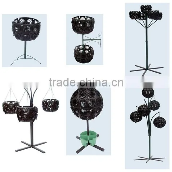 Hot Sale New Design Decorative Garden Flower Making Pot Hanging Ball Shaped Planter photo-4