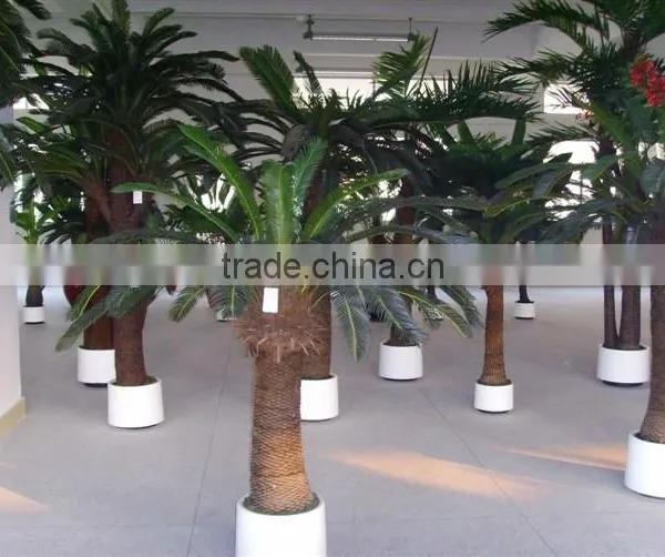 Home Garden Edging Decorative 5ft to 16ft Height Outdoor Artificial Green Plastic Palm Trees EDS06 0827 photo-2