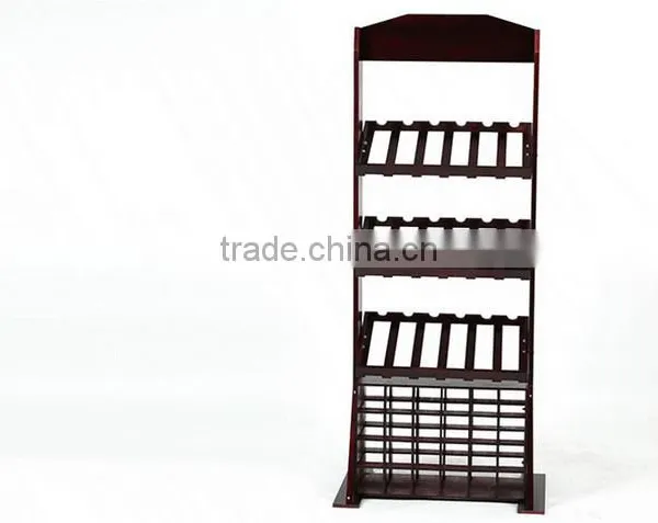 Best-selling Color Painting Large Wooden Wine Rack photo-4