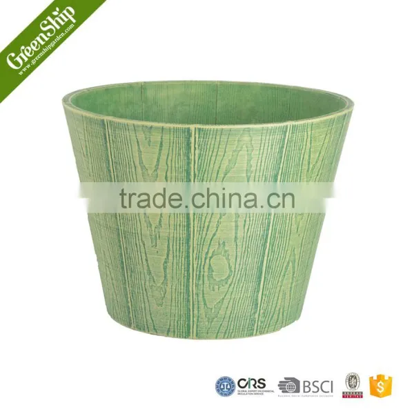 Decorative Artificial Wooden Flower Pot for Room Decoration/Outdoor/Indoor Garden Pr/lightweight/strudy and Durable/eco-friendly photo-5