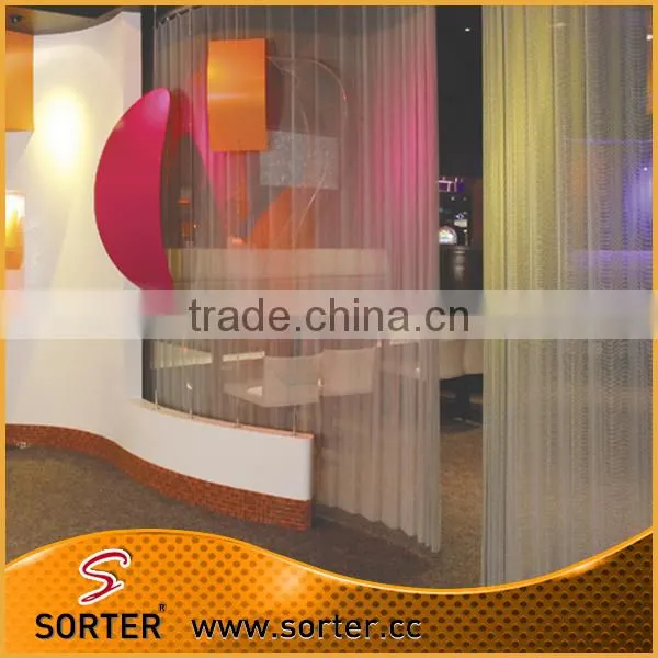 Hanging Fashion Metal Chain Mail Curtain for Salon Partition photo-2