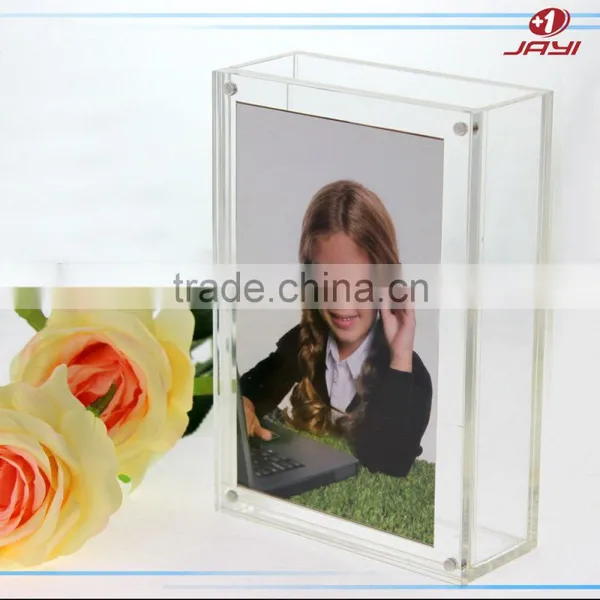 Wholesale Custom Handmade Acrylic Vase With Photo Frame photo-5