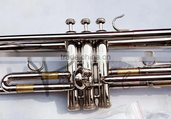 Professional High Grade Bb Key Silver Plated Trumpet photo-2