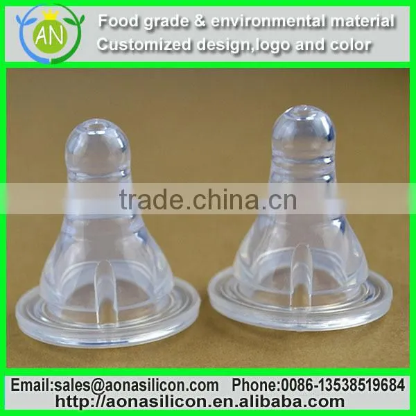 BPA Free Liquid Silicone Baby Pacifier, Soother Teat, Teether, Nipple Shield photo-2