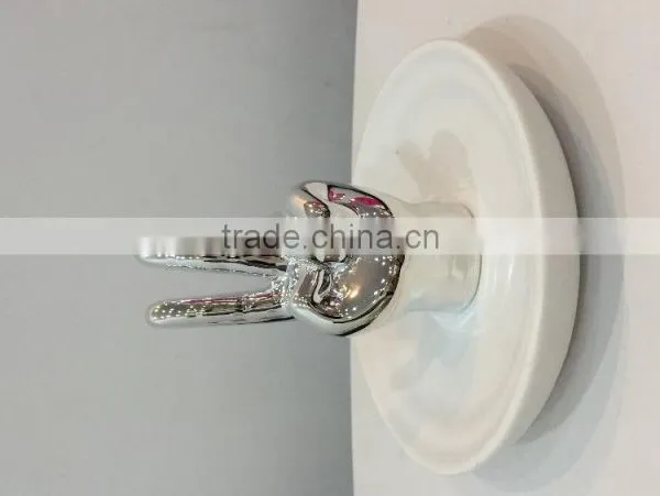 Ceramic Porcelain Hand Shaped Ring Jewelry Holder photo-2
