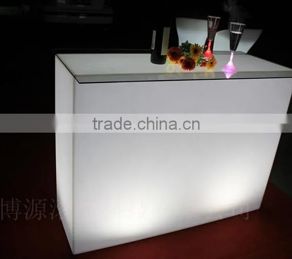 LED Rectangle Table/color Full Led Bar Chair/led Bar Furniture photo-3