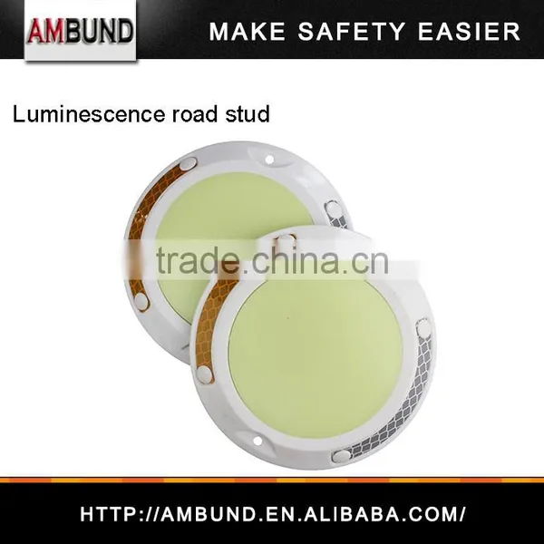 Safety LED Fluorescent Plastic Reflective Road Stud Markings photo-2