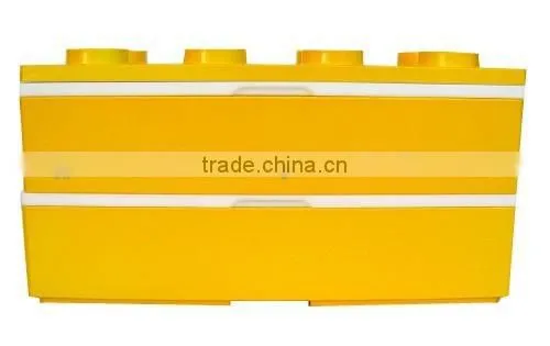Japanese Food Container Children's Lunch LEGO Type Bento photo-2