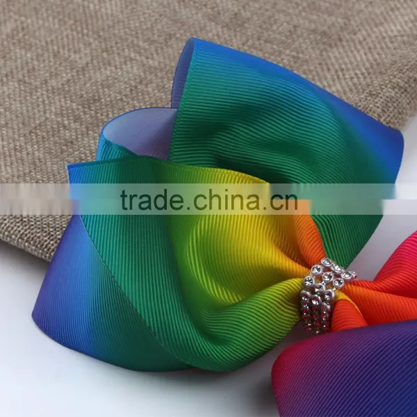 New Born Hair Bow Big Ribbon Bow With Alligator Clip photo-6