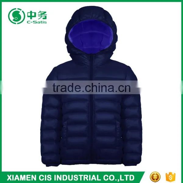 New Design Multi Color Ultra Light Hooded Unisex Children Winter Down Jacket photo-5