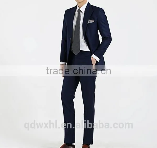 2017 New Design Modern Slim Fit Custom Blazer Price Top Brand Coat Pant Men Suit photo-3