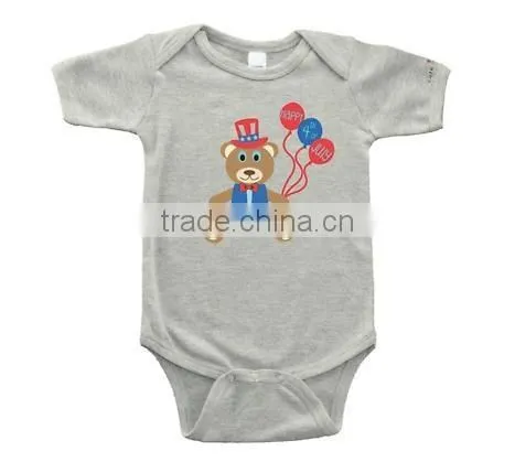 100% Soft Cotton Baby Sweat Romper Printing for Kids photo-3