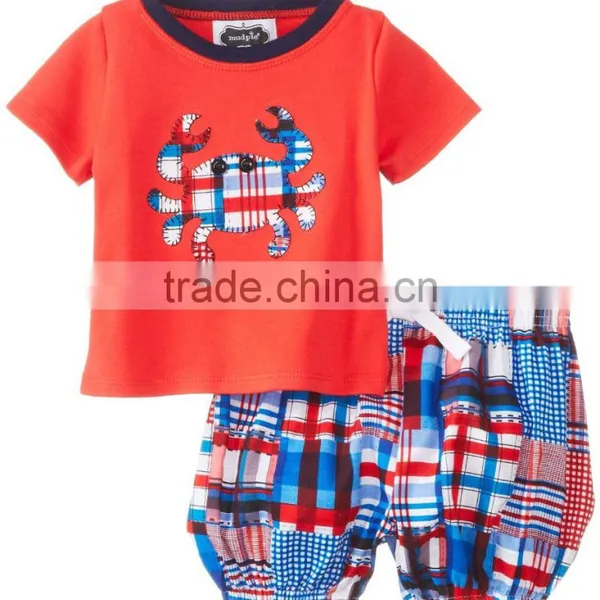 S16049A Summer Child Clothing Set Boys Sleepwear photo-2