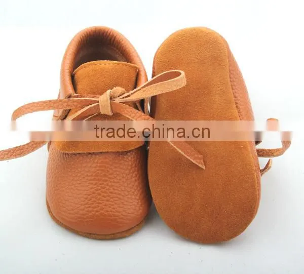 Genuine Leather Baby Shoes With Kids Shoes photo-4