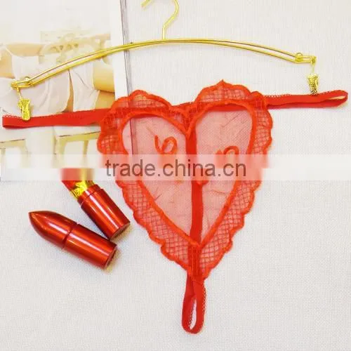 Hip-hugger Sexy T-back Skinny Hollow Transparent Sexy Thong photo-3
