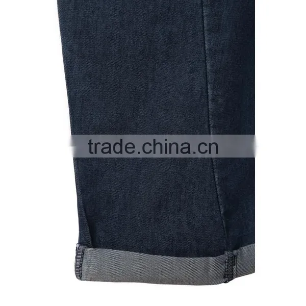 Guangzhou Jean Manufacturer Hot Sale Cropped Eco-friendly Fashion Custom Kids Denim Jean With Elastic photo-4