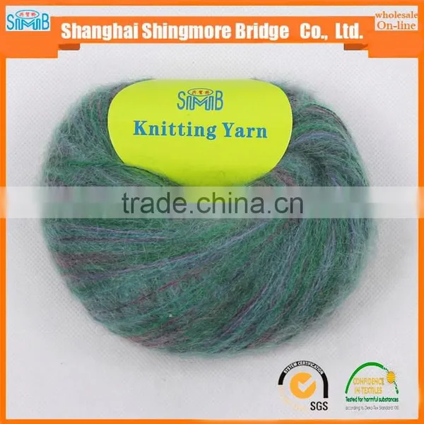 China Textile Yarn Supplier Hot Wholesale Oeko-tex Standard Quality Mohair Cone Yarns for Hand Knitting Mohair Yarn photo-5