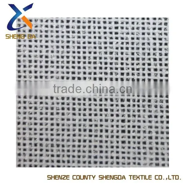 Cotton woven fusible collar interlining fabric