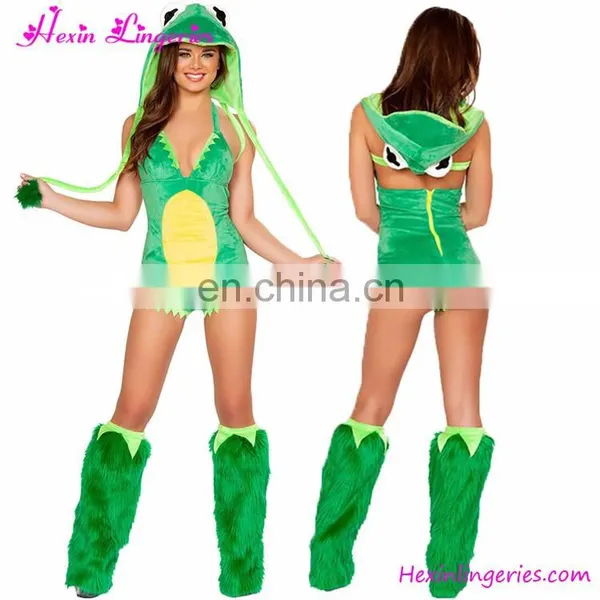 Drop Free Shipping Green Winter Women Christmas Elf Costumes photo-5
