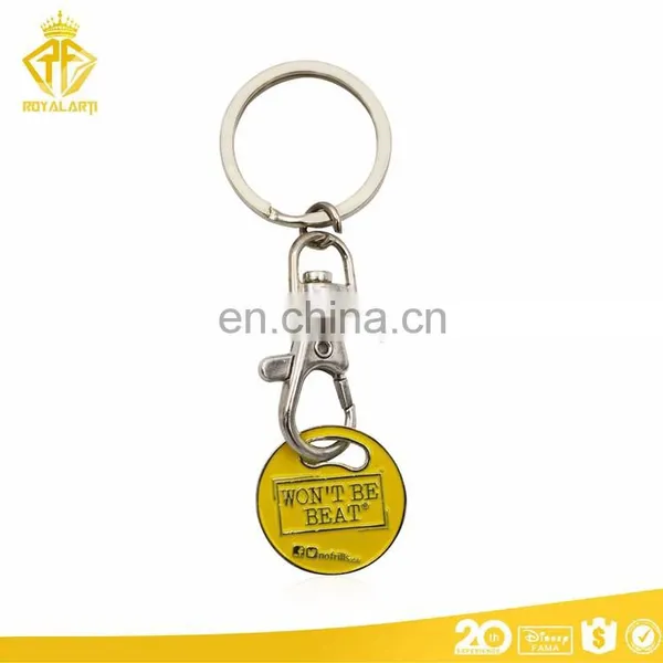 Factory Custom Car Trolly Coin Keychain in Soft Enamel photo-3
