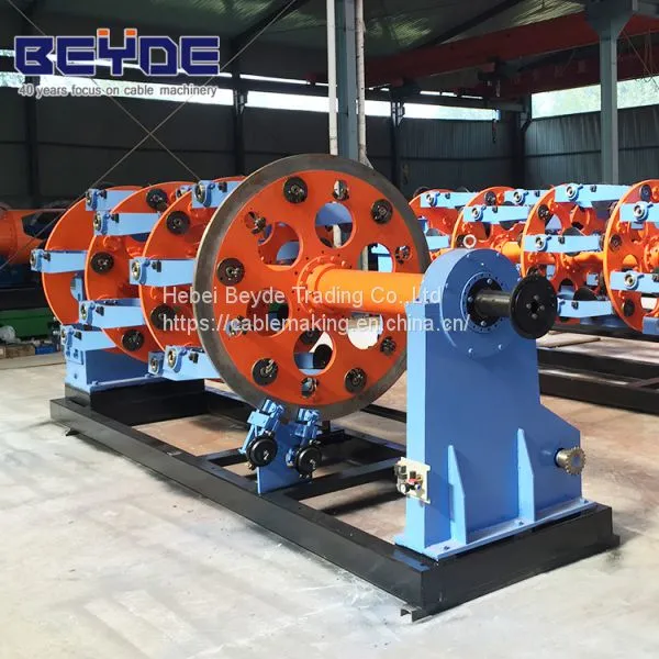 400-36 Bobbins Planetary Closing Machine Planetary Type Stranding Machine