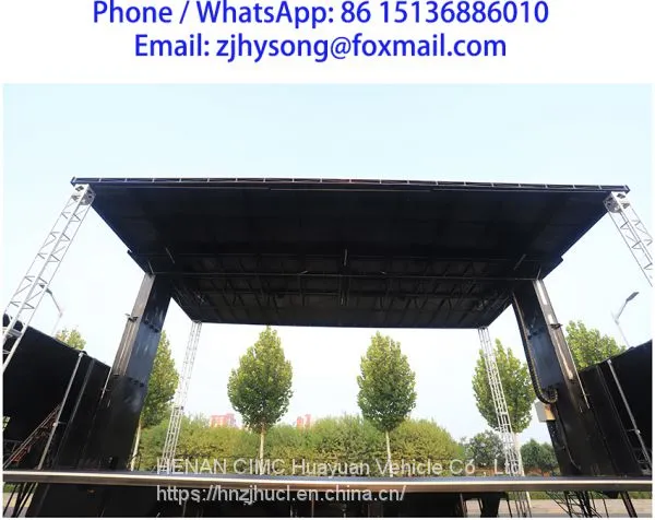 12 m Mobile Stage Truck Trailer for Sale photo-3