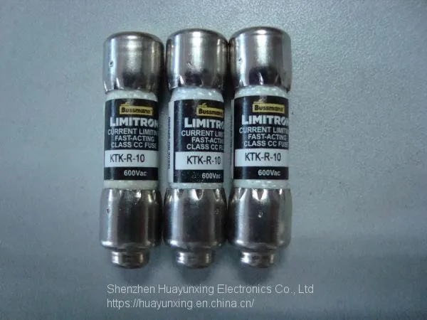 KTK-R-10 Bussmann Fuses KTK-R Class CC 600Vac, Fast-acting Fuses photo-3