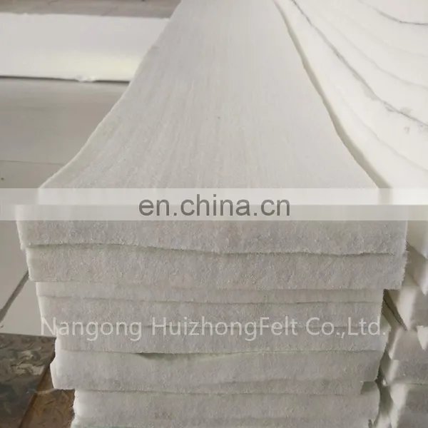 Needle Punched Polyester 10mm Thick Industrial Felt for Steel Factory photo-6