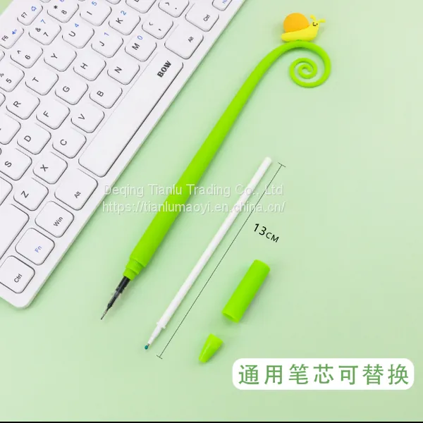 Creative Soft Silicone Gel Gel Gel Pen Cartoon Gift Pen for Children's Day photo-3